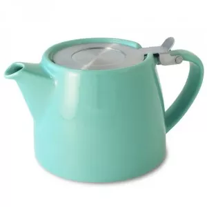 For Life Stump Tea Pot - Turquoise 18 Oz - Coffee Supplies